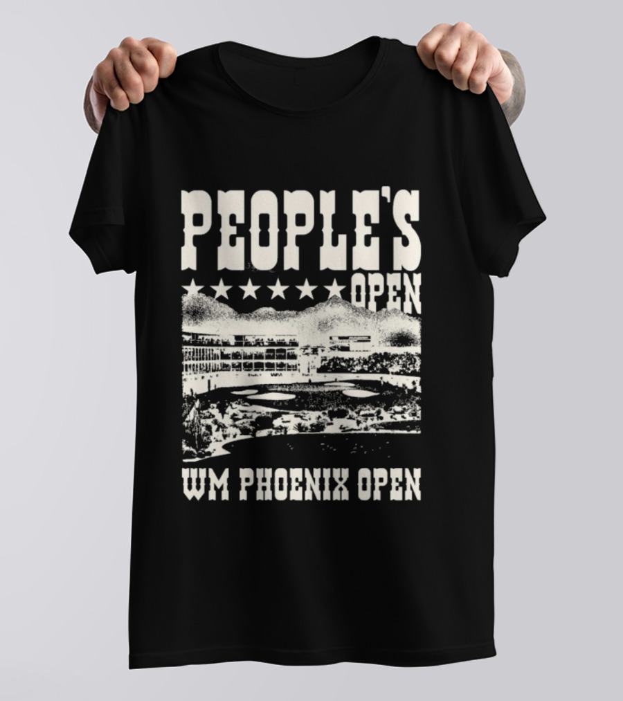 Barstool Golf People's Open WM Phoenix Open Western T-Shirt