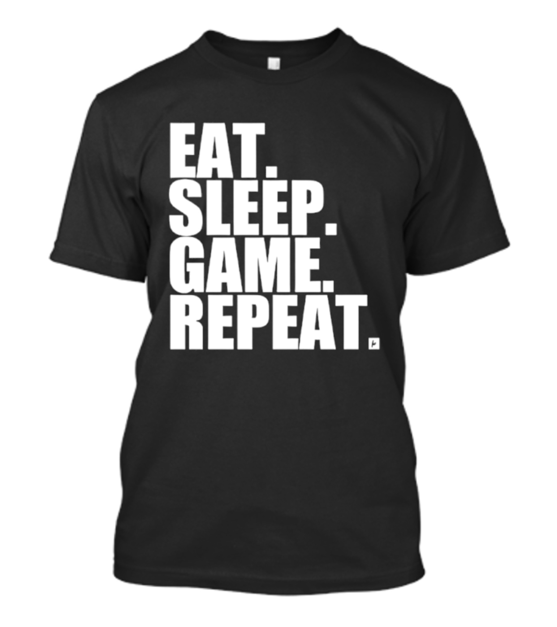 Eat Sleep Game Repeat Gamer Lifestyle Phrase T-Shirt