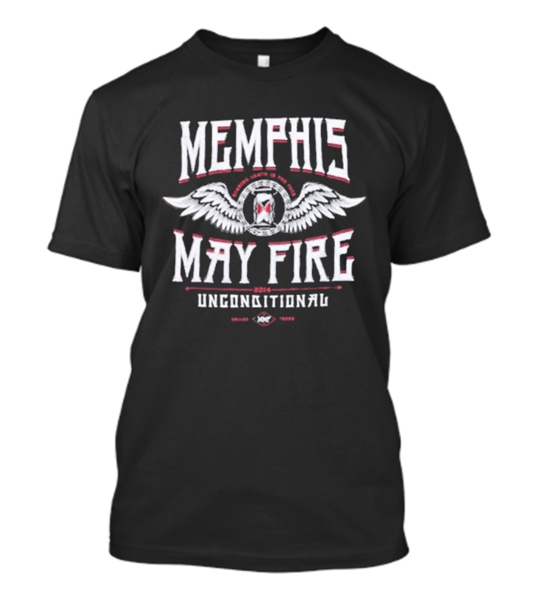 Memphis May Fire Unconditional Wings Angelic T-Shirt