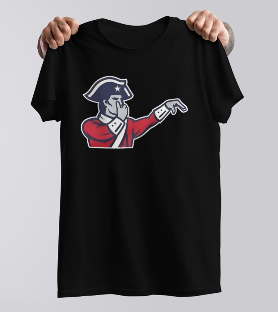 New England Patriots Hold Ya Nose Pat Patriot Gesture T-Shirt