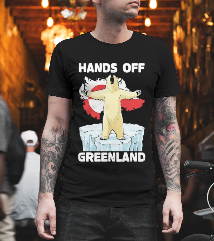 Hands Off Greenland Polar Bear On Iceberg T-Shirt