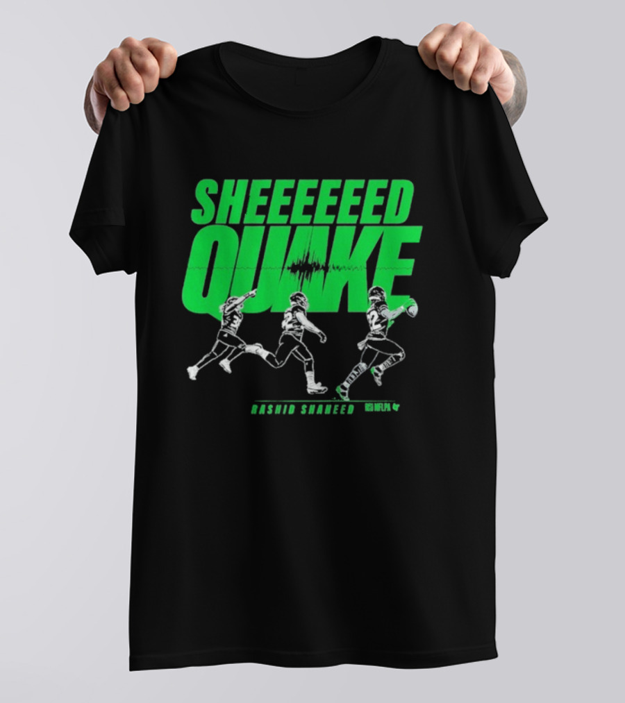 Rashid Shaheed Sheed Quake NFL Action T-Shirt