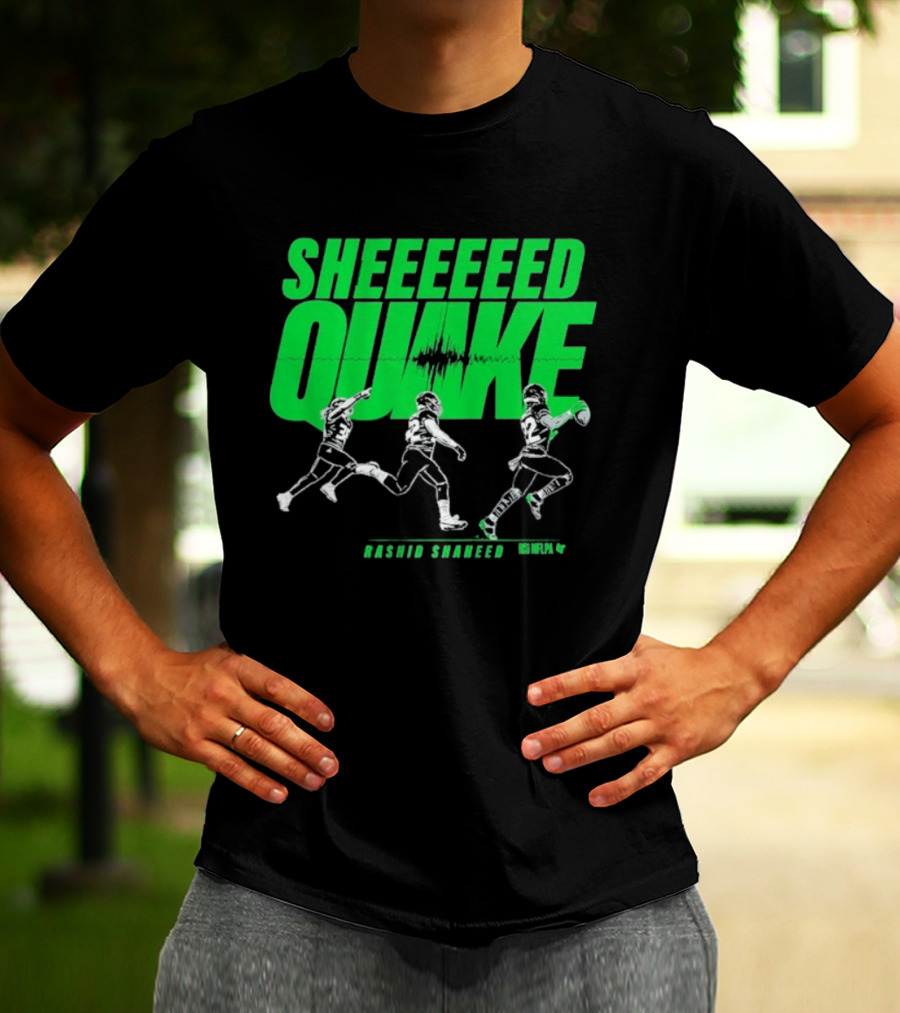 Rashid Shaheed Sheed Quake NFL Action T-Shirt