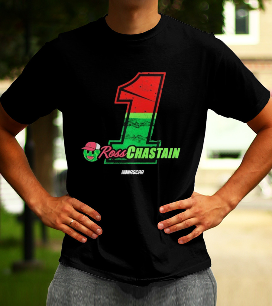 Ross Chastain Melon Man 1 NASCAR Racing Fan Merch T-Shirt