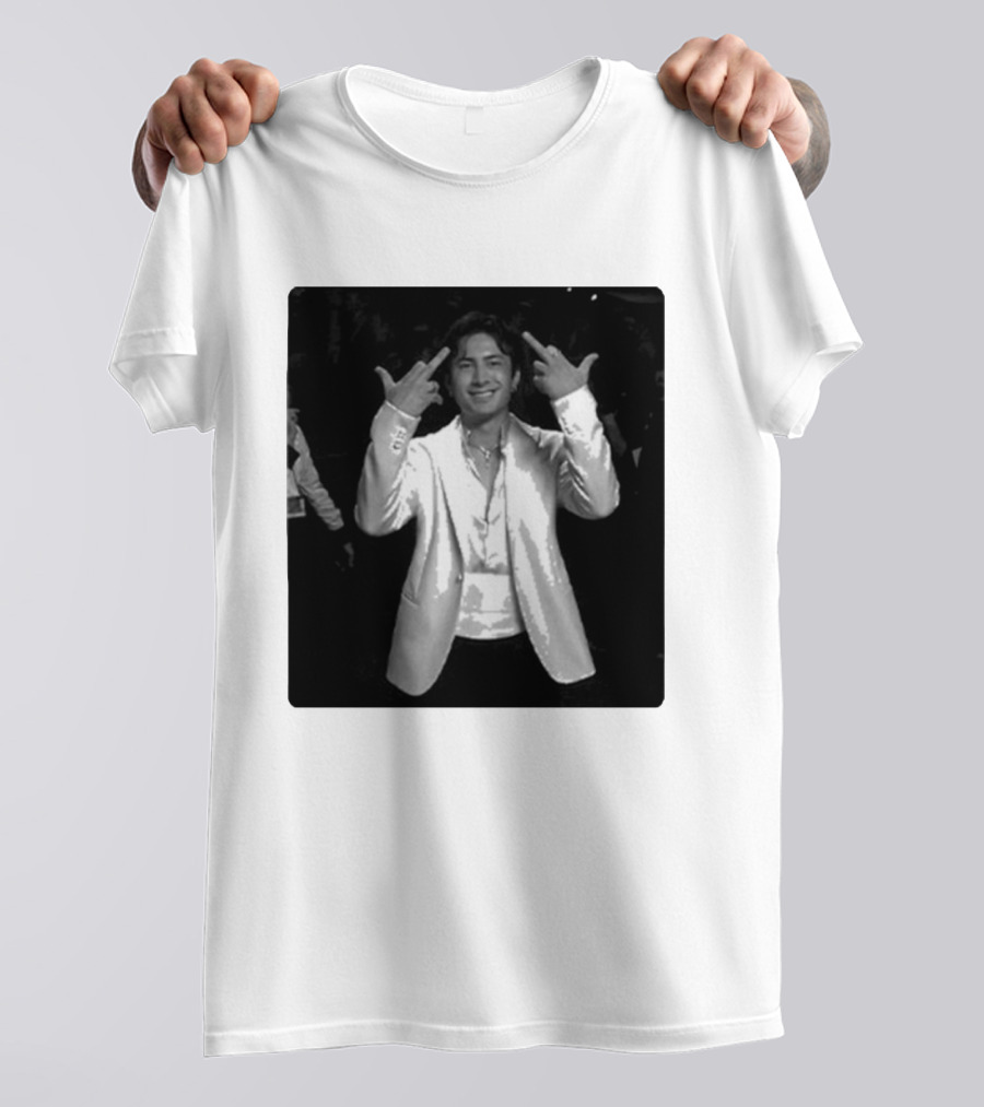 Hudson Williams Glambot Heated Rivalry Jacket Gesture T-Shirt