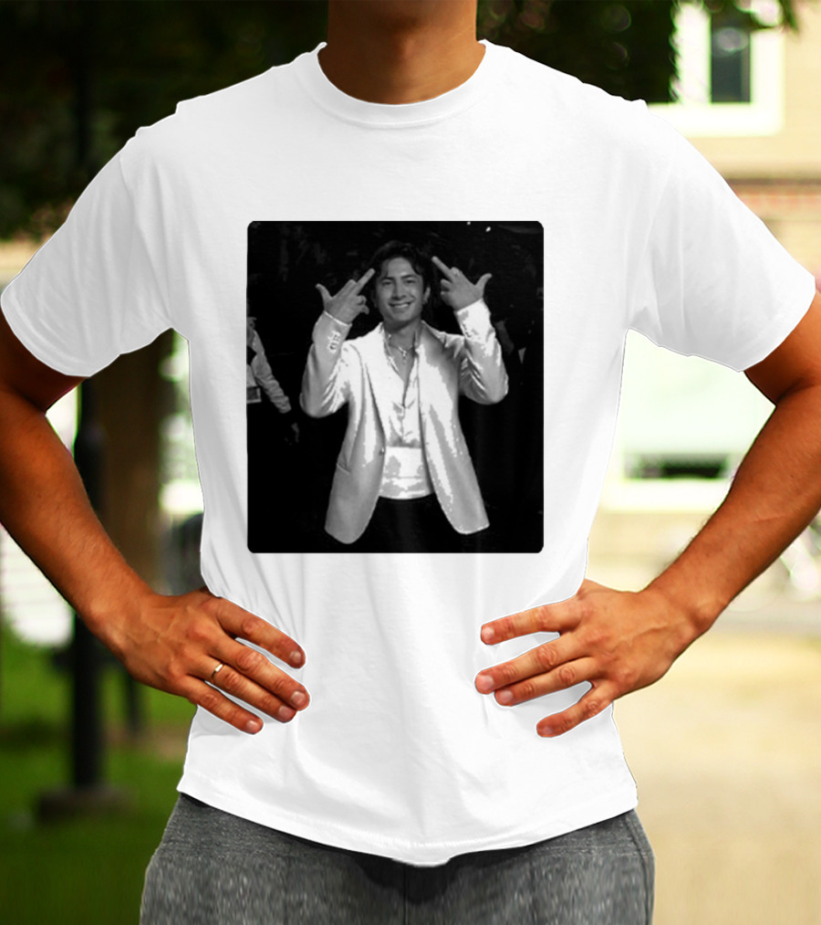 Hudson Williams Glambot Heated Rivalry Jacket Gesture T-Shirt