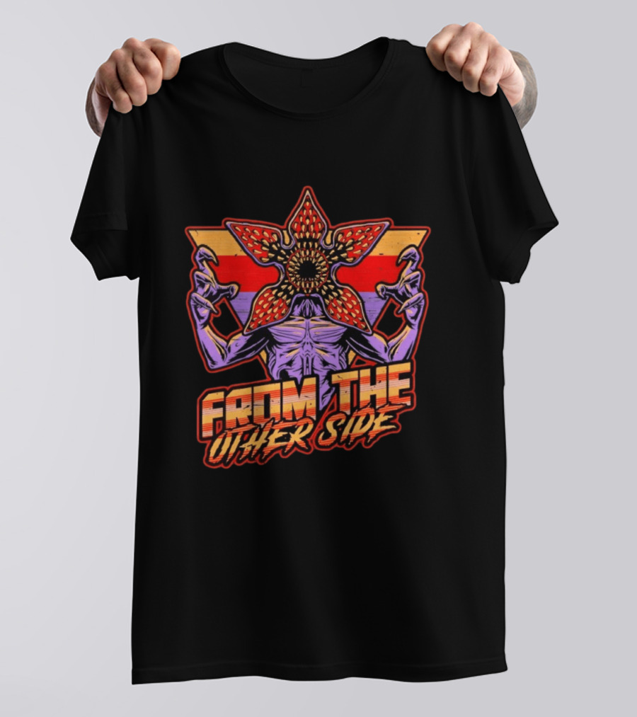 From The Other Side Dimensional Monster Vaporwave T-Shirt