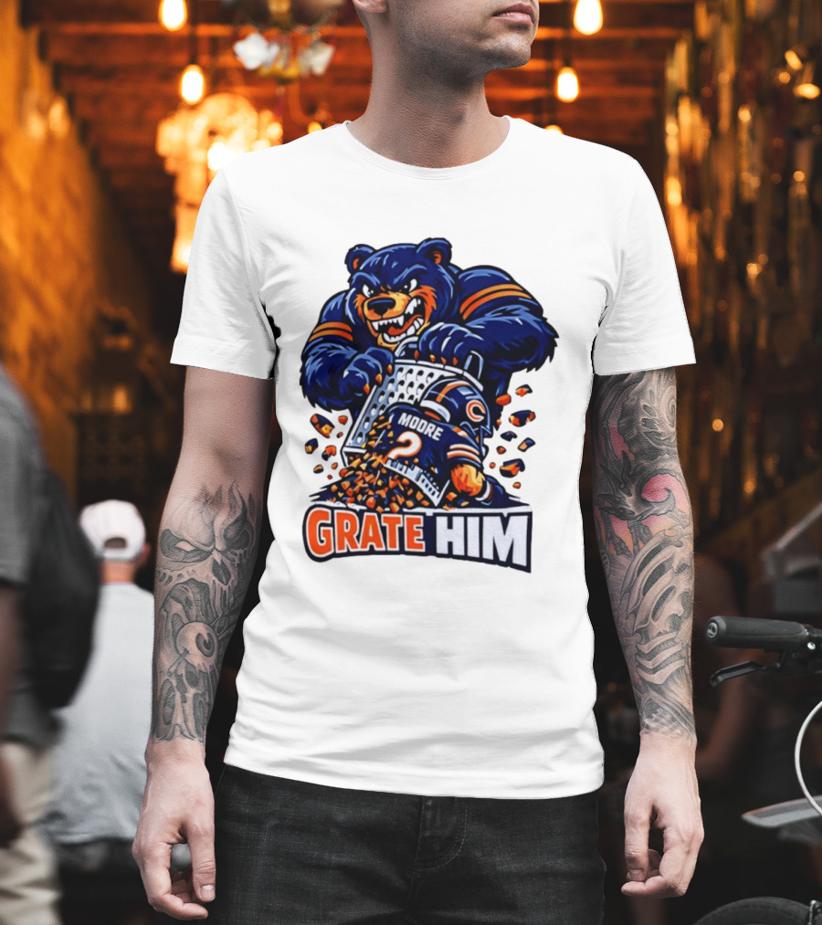 Chicago Bears Grate Him Moore 2 T-Shirt