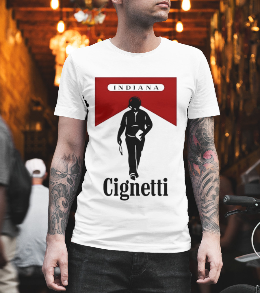 Indiana Cignetti Coach Marlboro Cigarette T-Shirt