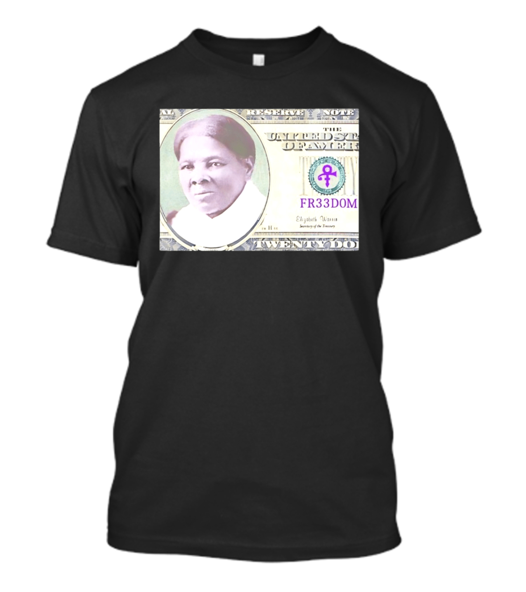 Harriet Tubman Twenty Dollar FR33DOM Note United States T-Shirt