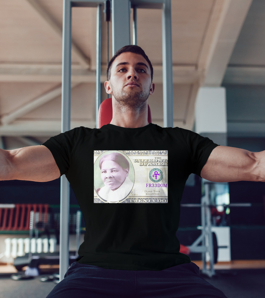 Harriet Tubman Twenty Dollar FR33DOM Note United States T-Shirt