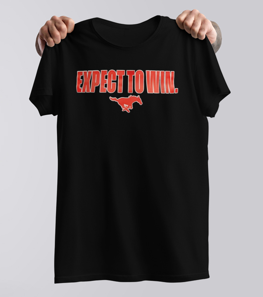 Expect To Win SMU Mustangs T-Shirt