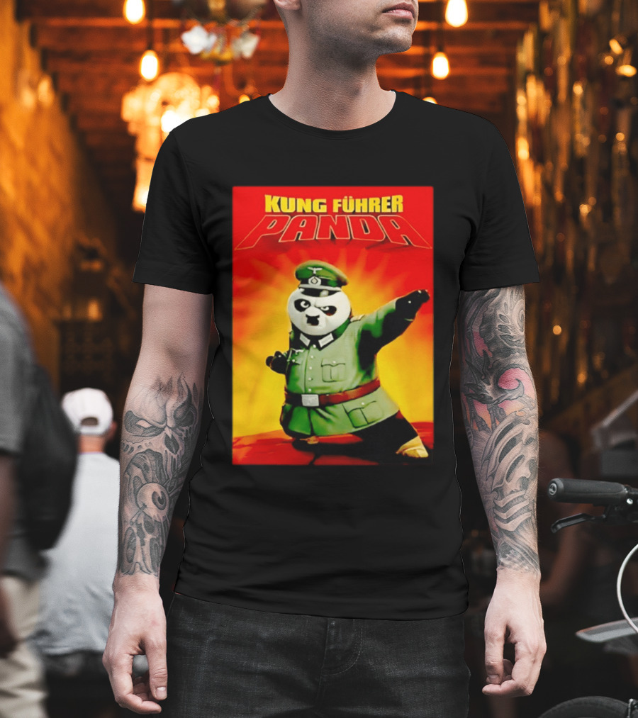 Kung Fuhrer Panda Parody Martial Arts Soldier Pun T-Shirt