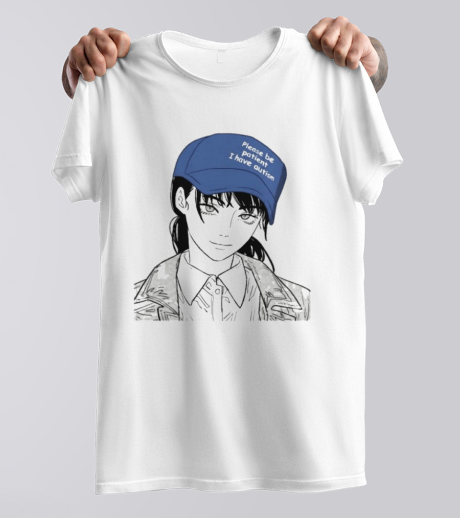 Please Be Patient I Have Autism Manga Chainsaw Girl Hat T-Shirt