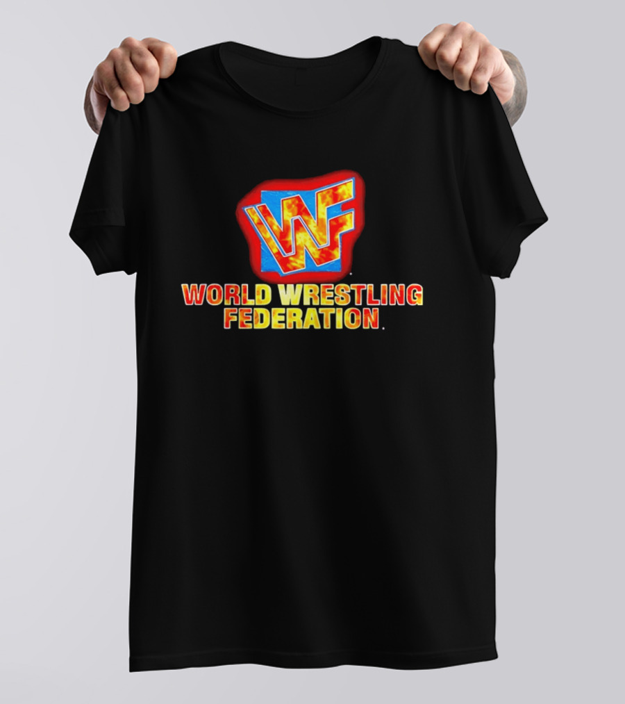 WWF World Wrestling Federation Vintage Flame T-Shirt
