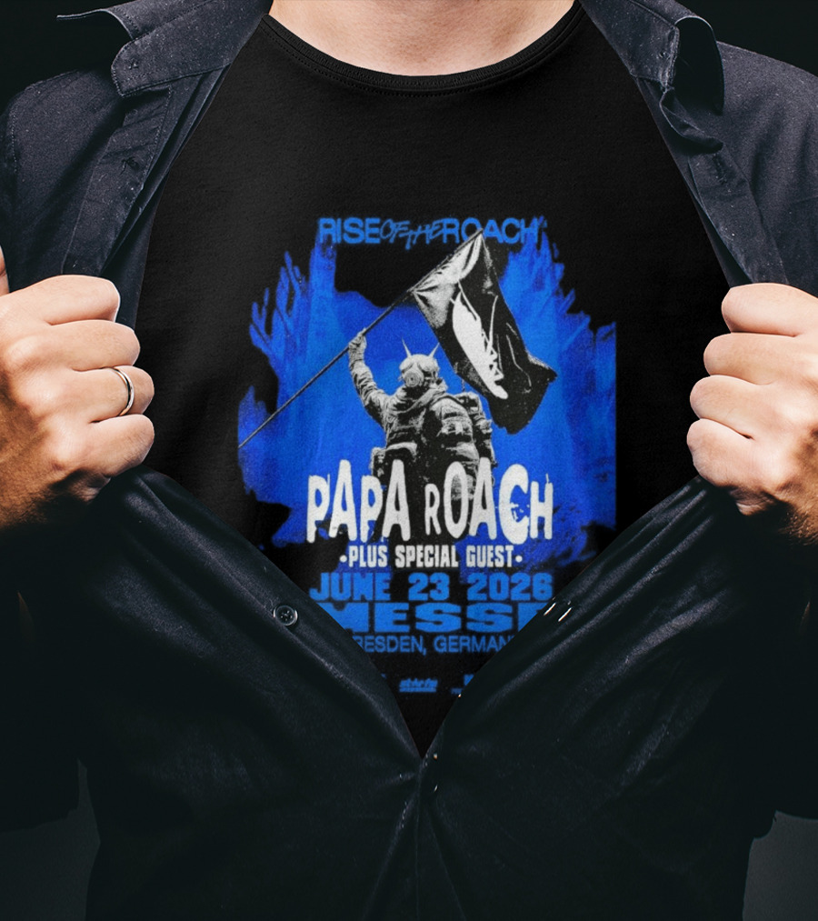 Papa Roach Plus Special Guest June 23 2026 Messe Dresden DE T-Shirt