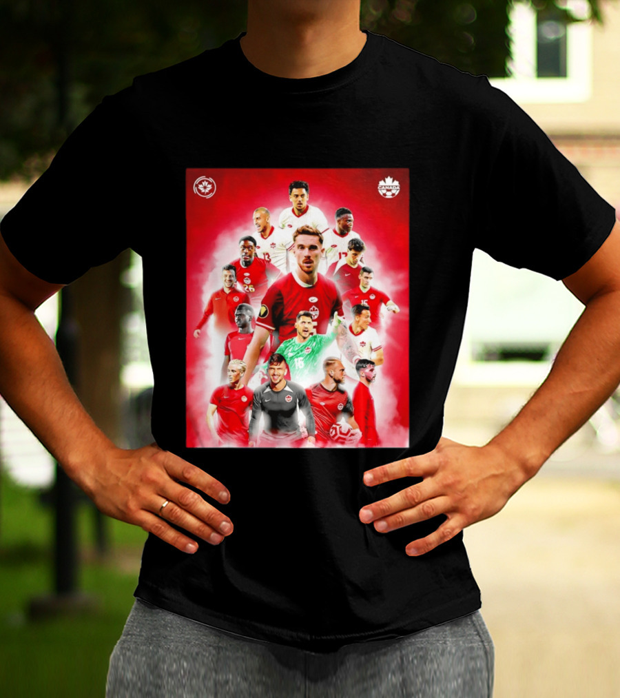 Canada's Team 2026 Men's National Soccer Team Players T-Shirt