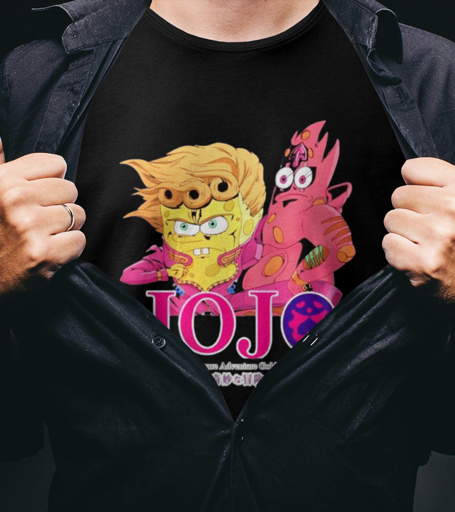 Jojo Giornobob Crossover Anime T-Shirt