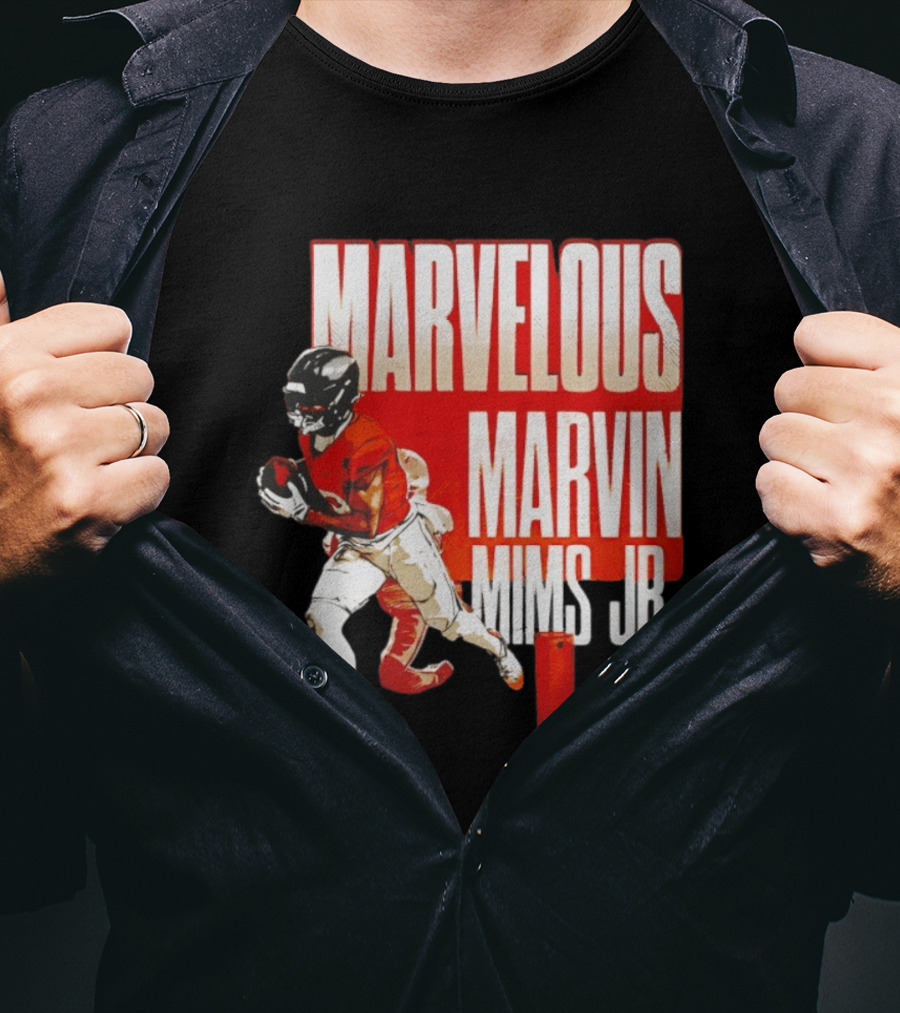 Marvelous Marvin Mims Jr Denver Broncos Football Star T-Shirt