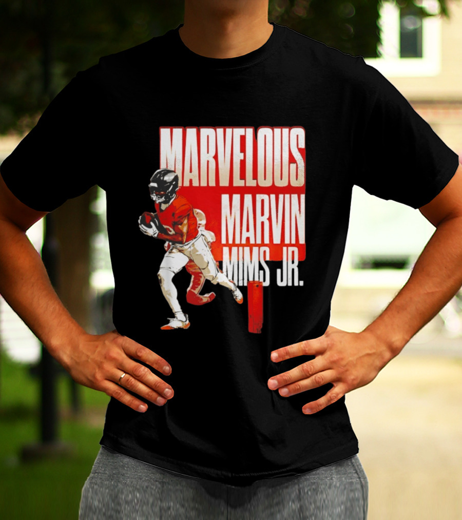 Marvelous Marvin Mims Jr Denver Broncos Football Star T-Shirt