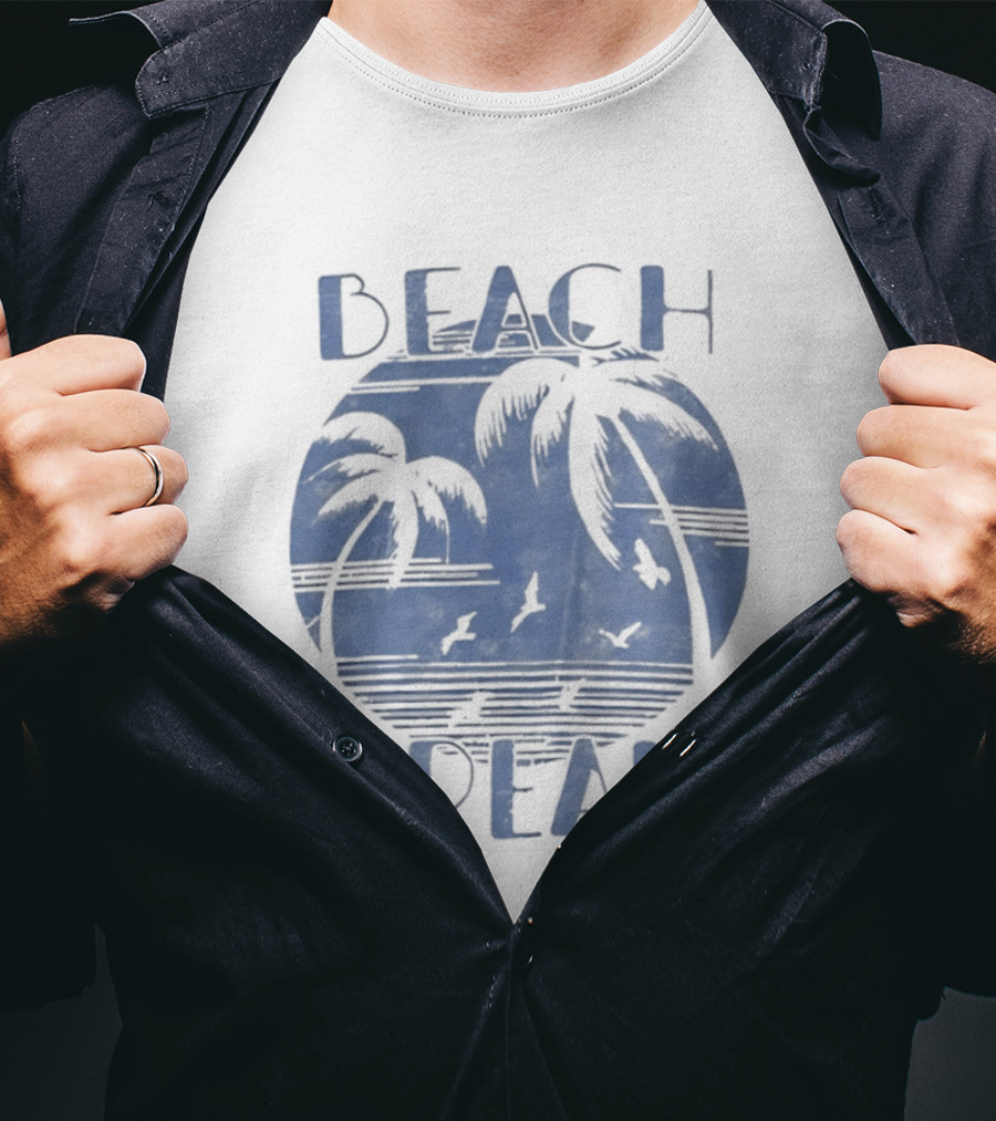 Beach Dream Palm Trees Ocean Vibes T-Shirt