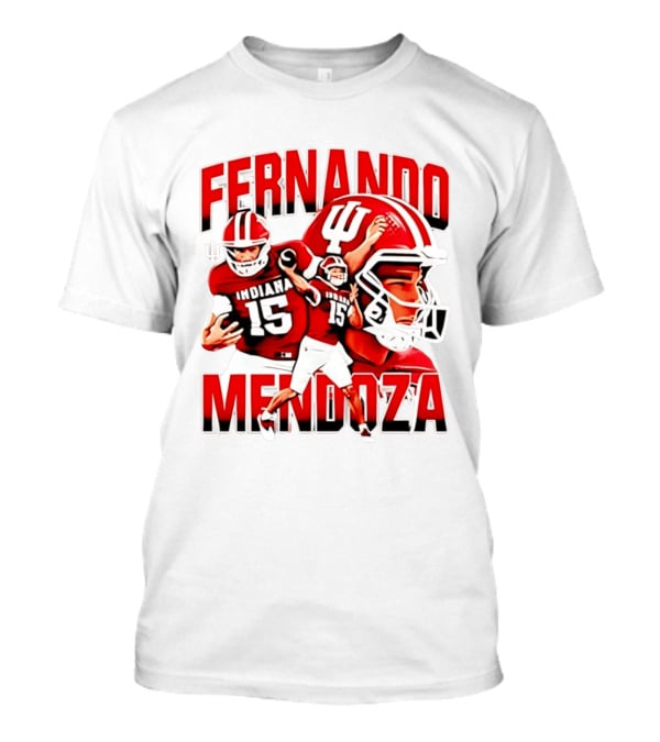 Fernando Mendoza Indiana Hoosiers Football Quarterback Tribute 2026 Champs T-Shirt