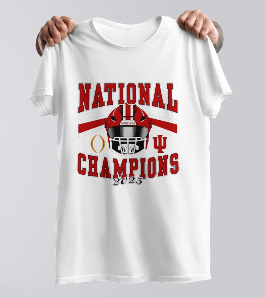 Indiana Hoosiers National Champions 2025 College Football Playoff T-Shirt