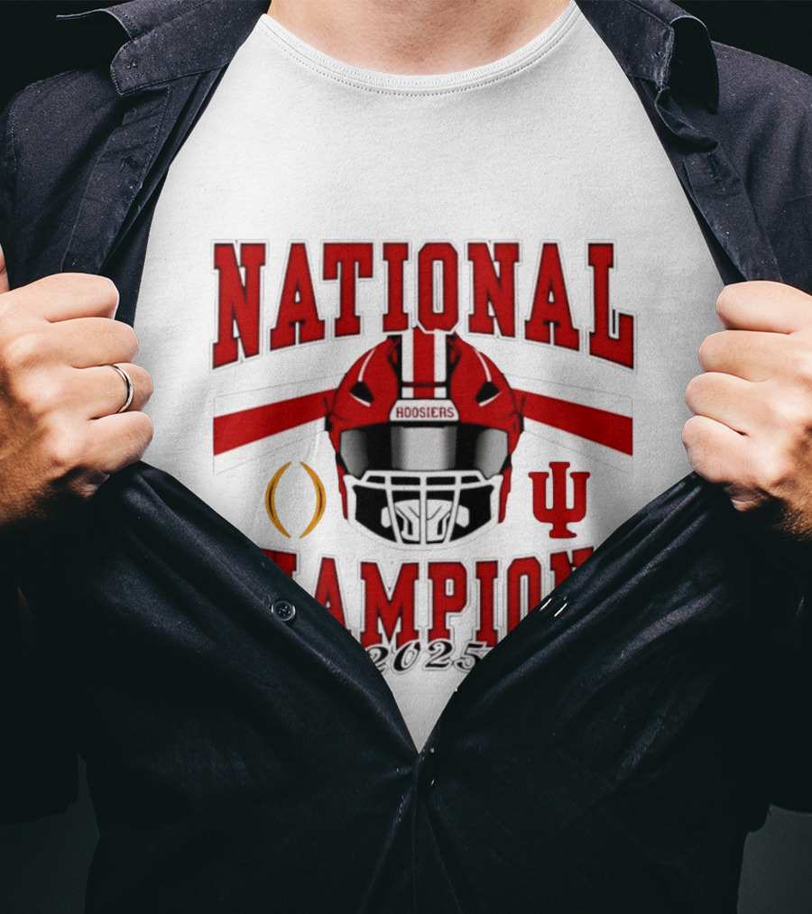 Indiana Hoosiers National Champions 2025 College Football Playoff T-Shirt