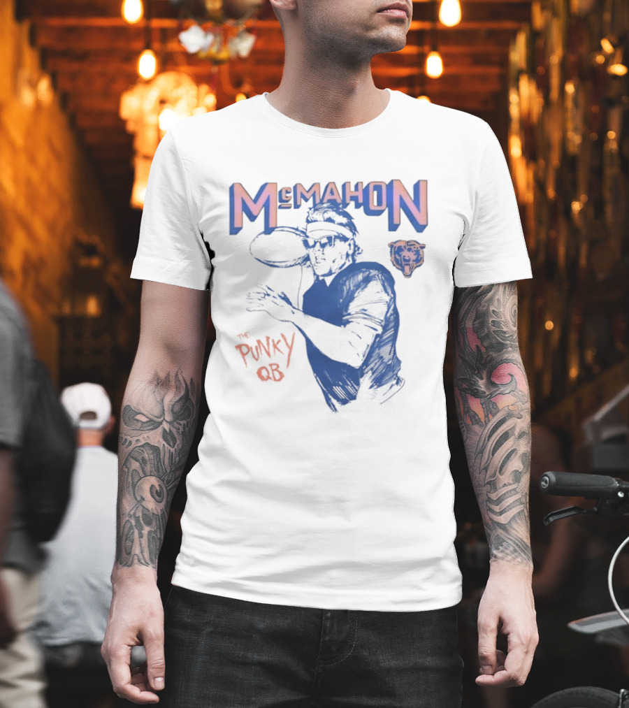 Jim McMahon Chicago Bears The Punky QB McMahon Bears T-Shirt