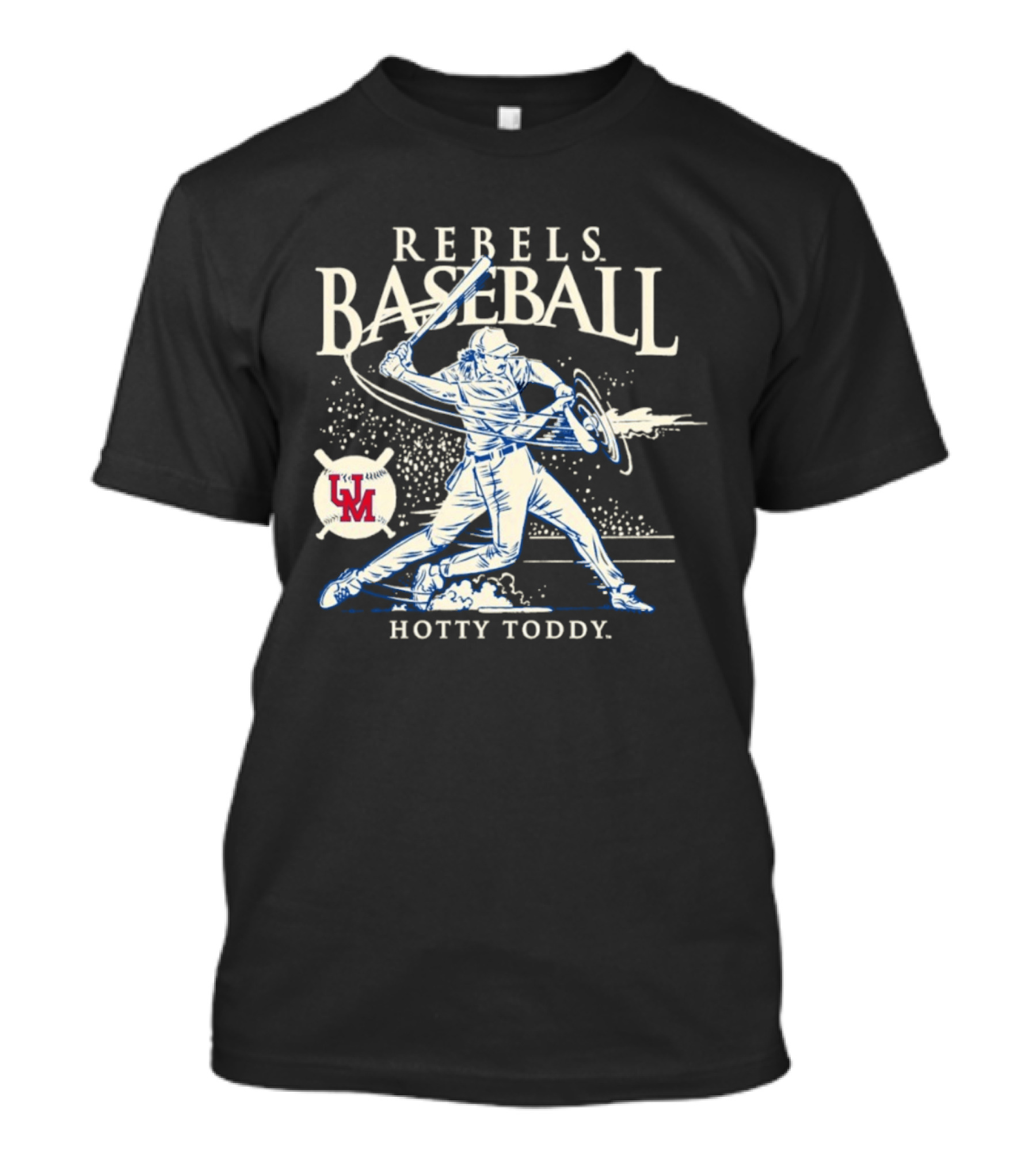 Rebels Baseball UM Hotty Toddy On The Screws T-Shirt