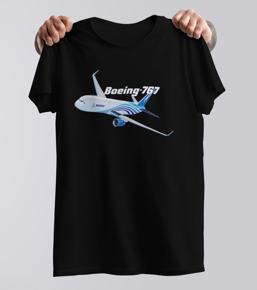 Boeing 767 Airplane Graphic Exclusive Edition T-Shirt