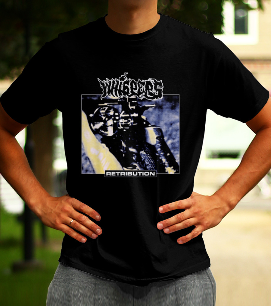 Whispers Retribution Motorcycle Engine T-Shirt