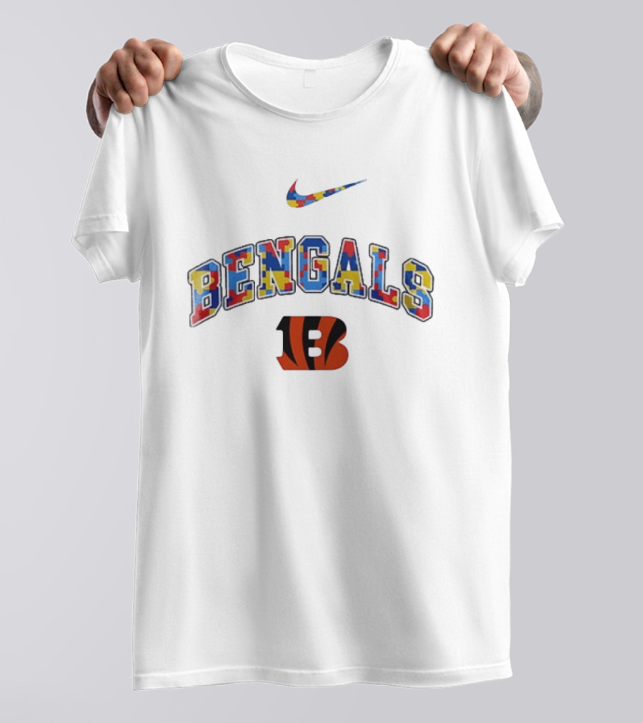 Bengals Nike Autism Awareness Accept Understand Love T-Shirt