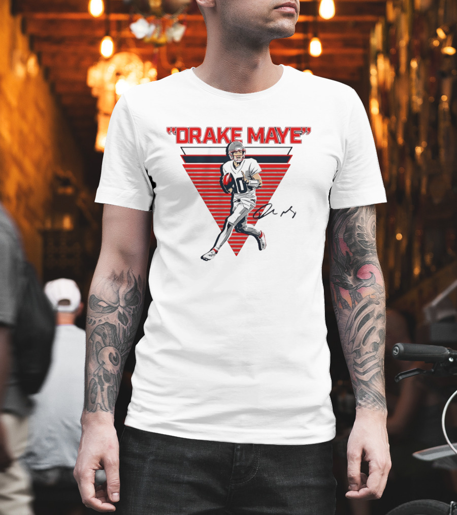 Drake Maye New England Patriots Football Player T-Shirt