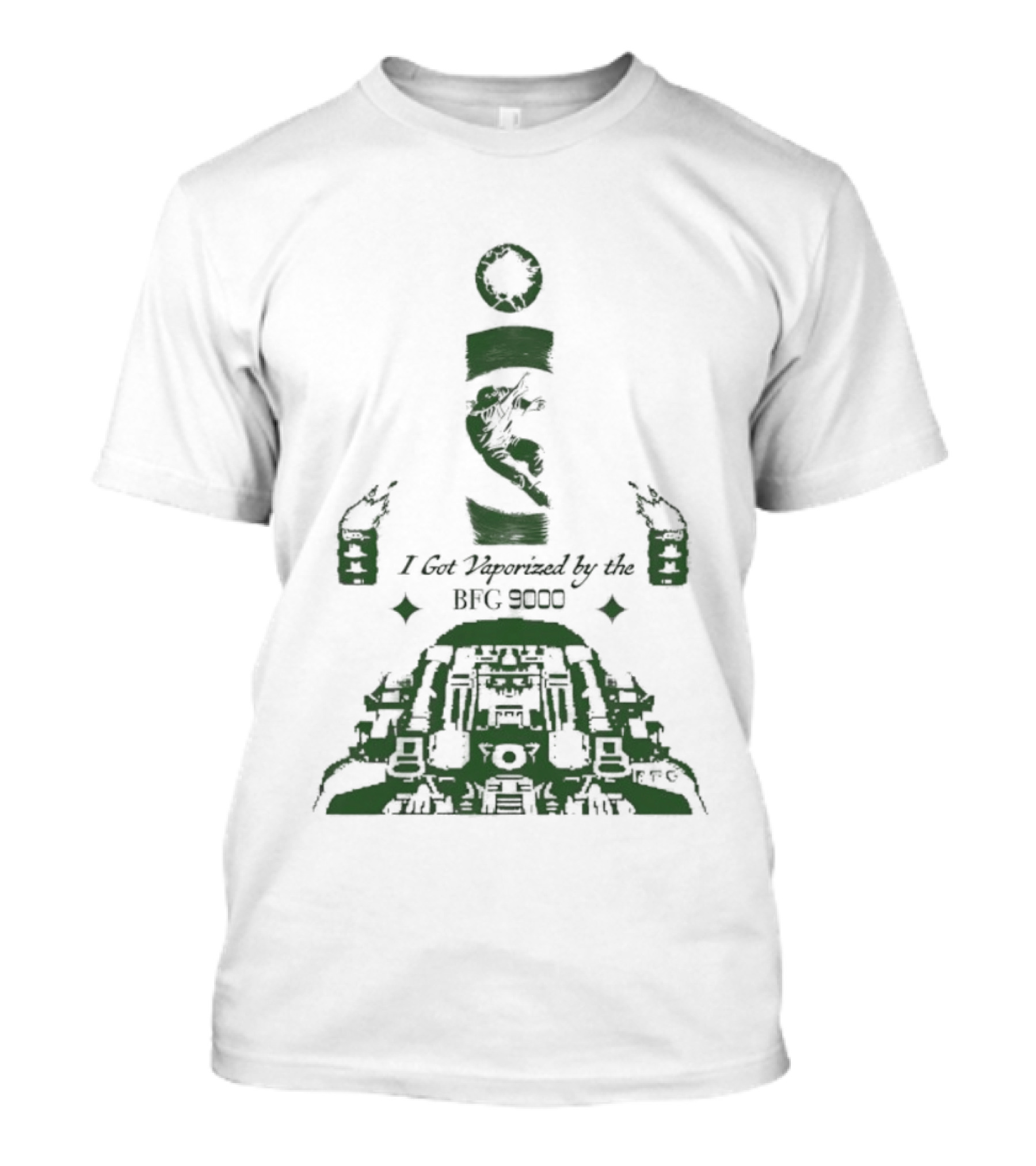 I Got Vaporized By The BFG 9000 Vintage Gaming Reference T-Shirt