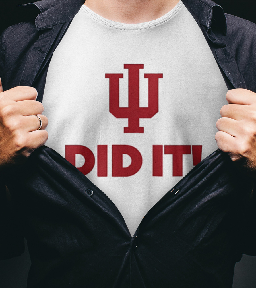 Indiana Hoosiers IU Did It Victory T-Shirt