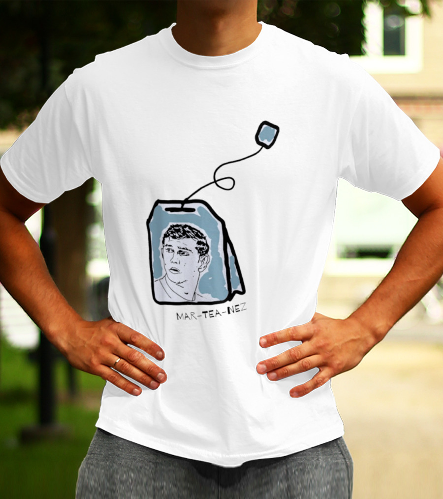 Mar Tea Nez Emiliano Martínez Teabag Cartoon T-Shirt