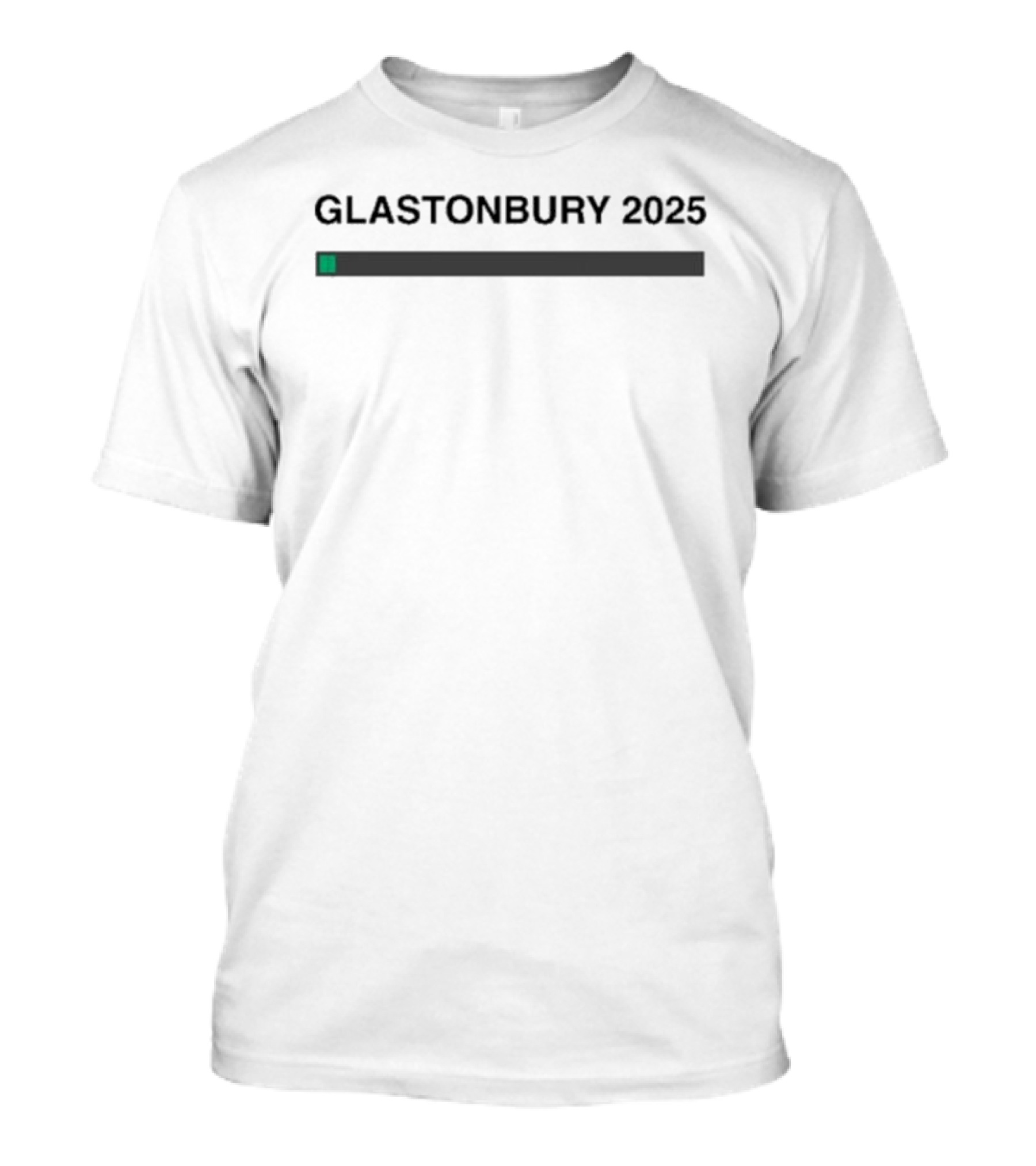 Glastonbury 2025 Countdown Progress Bar T-Shirt
