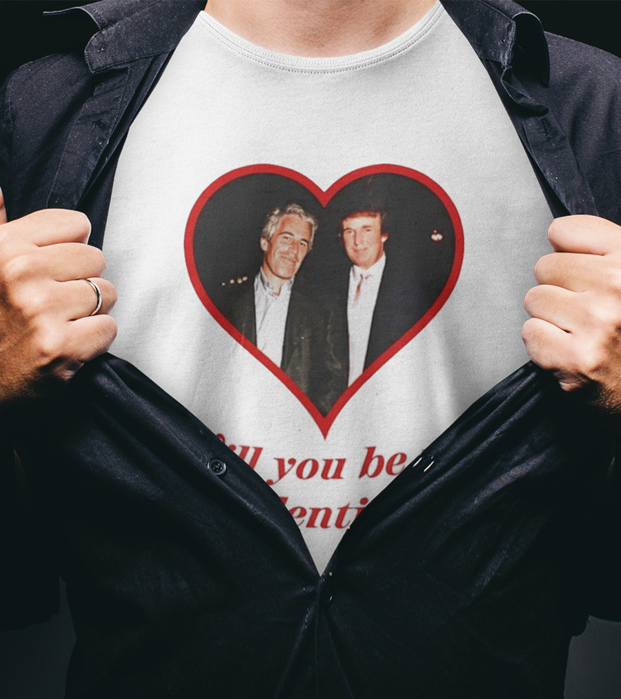 Will You Be My Valentine Heart Frame T-Shirt