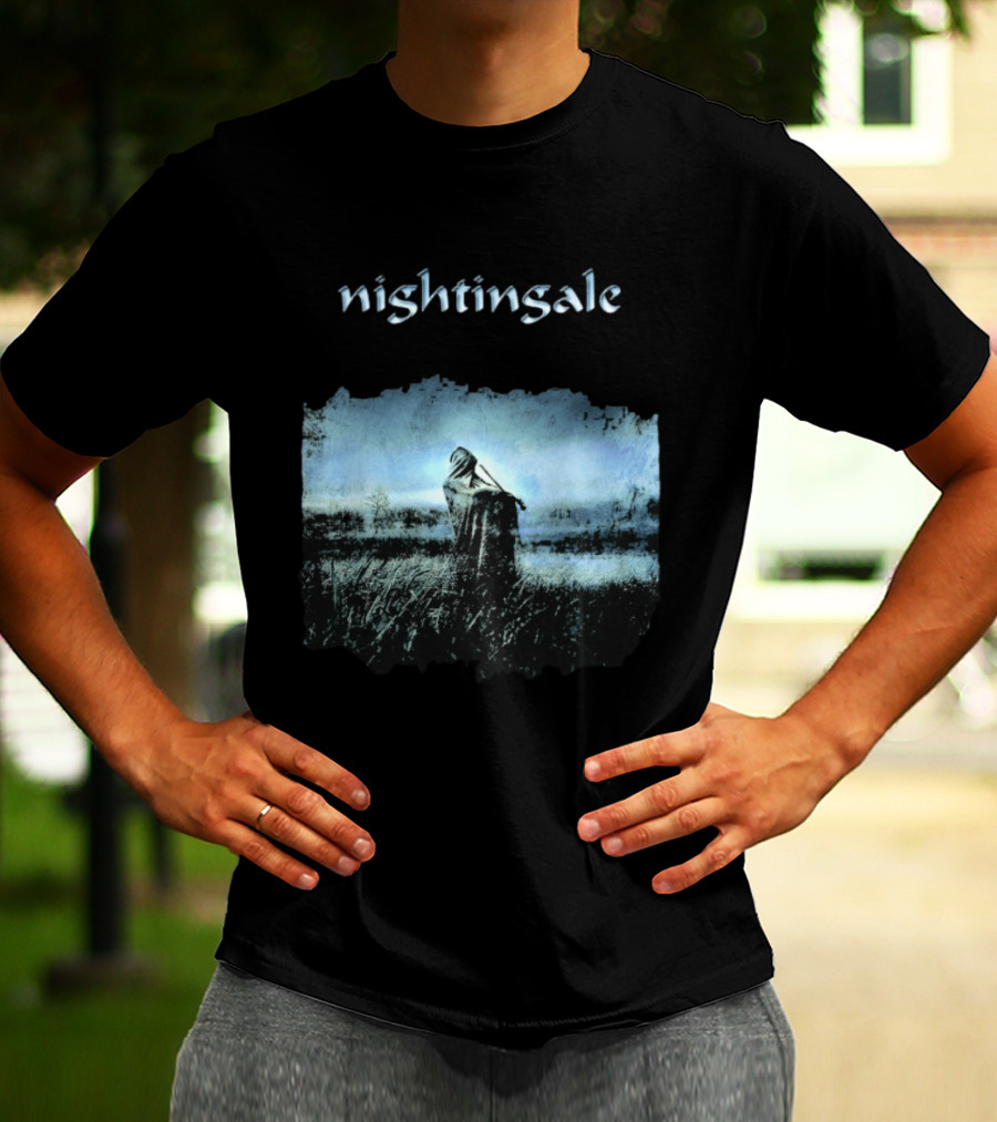 Nightingale Ethereal Nightfall Scene T-Shirt