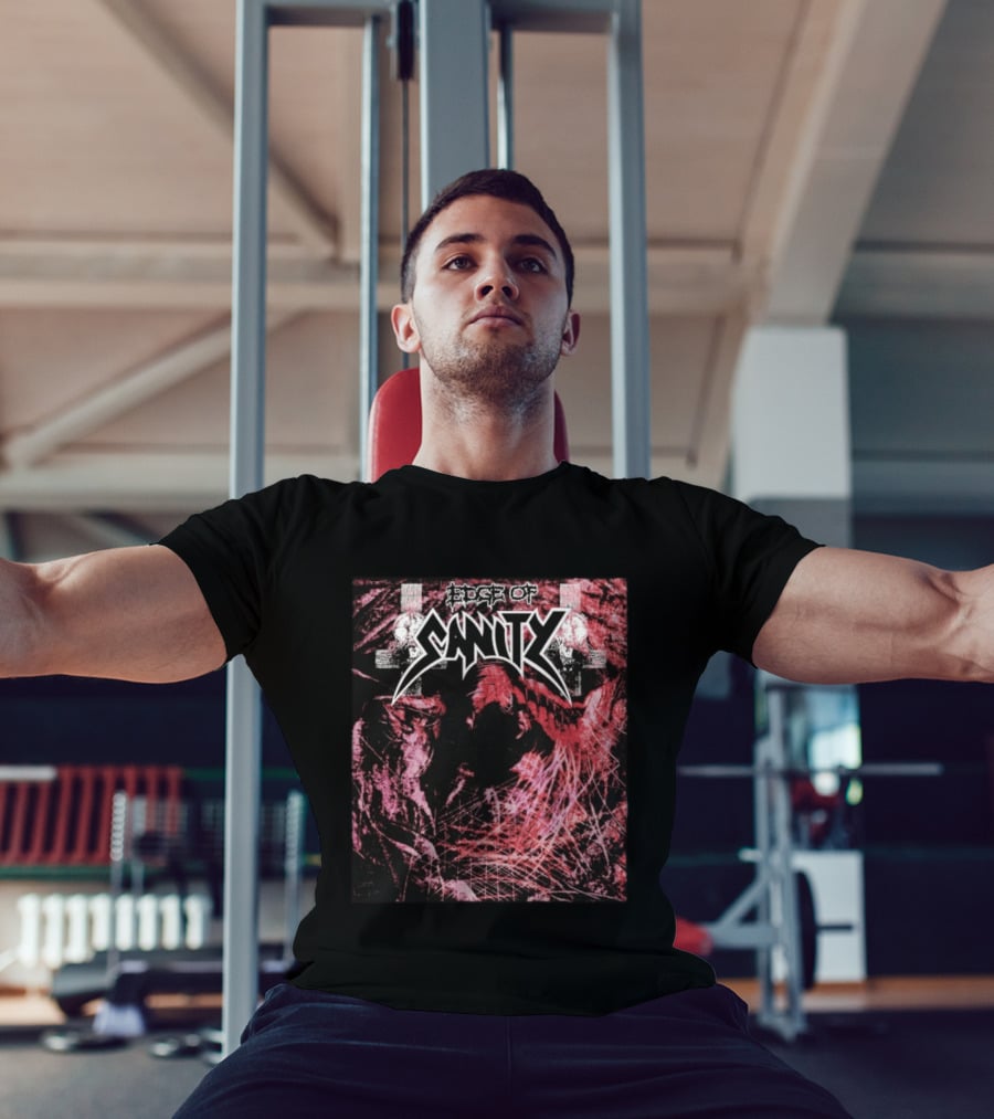 Edge Of Sanity Infernal Album Cover Black Metal Aesthetic T-Shirt