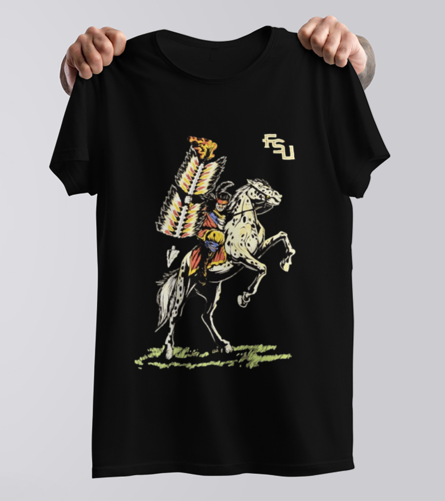 FSU Florida State Seminoles Osceola And Renegade Iconic Team Spirit T-Shirt