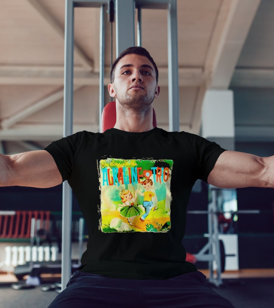 Sin Along With The Alkaline Trio Vintage Cartoon T-Shirt