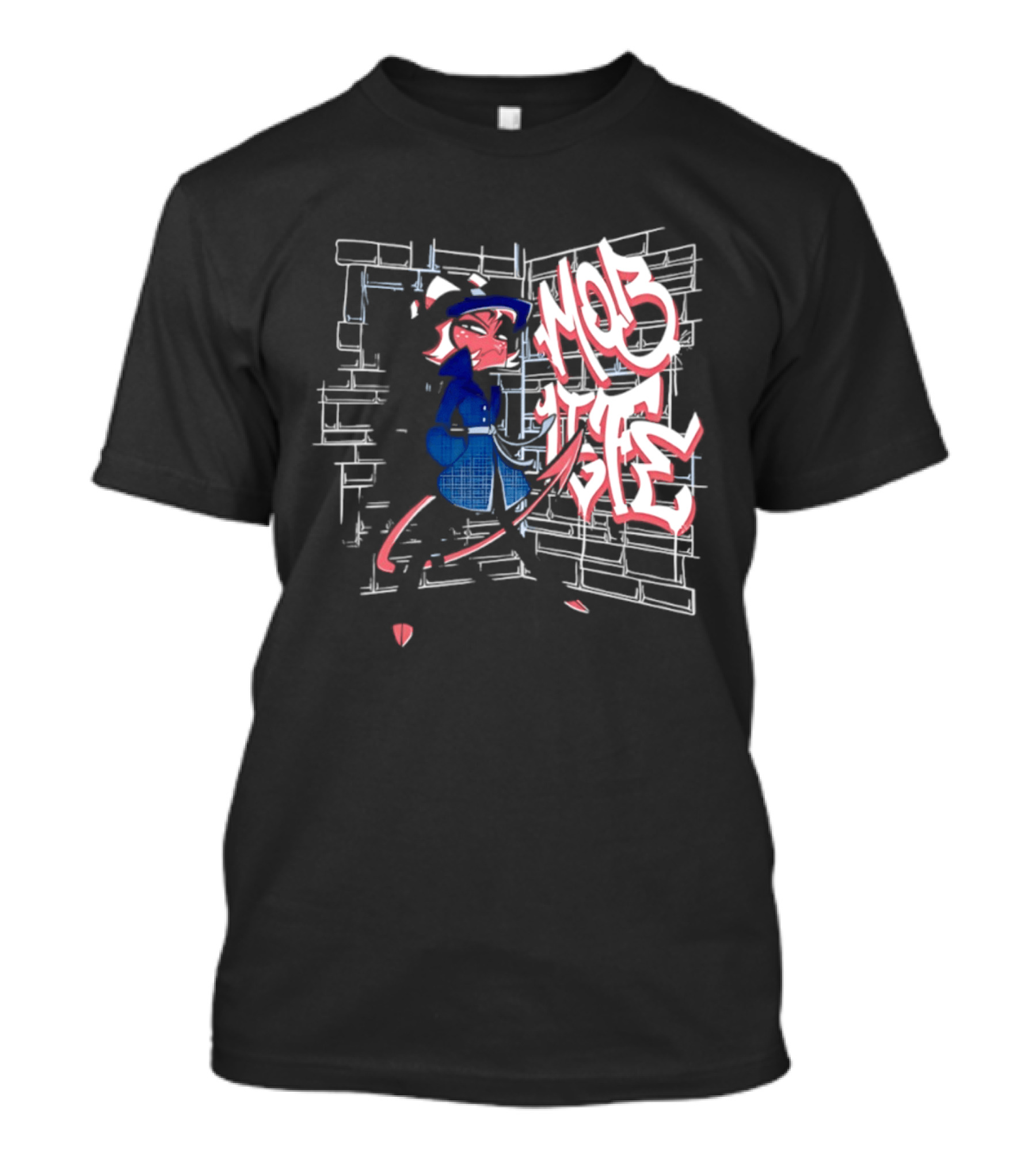 Helluva Boss Mob Life Urban Style Graffiti T-Shirt