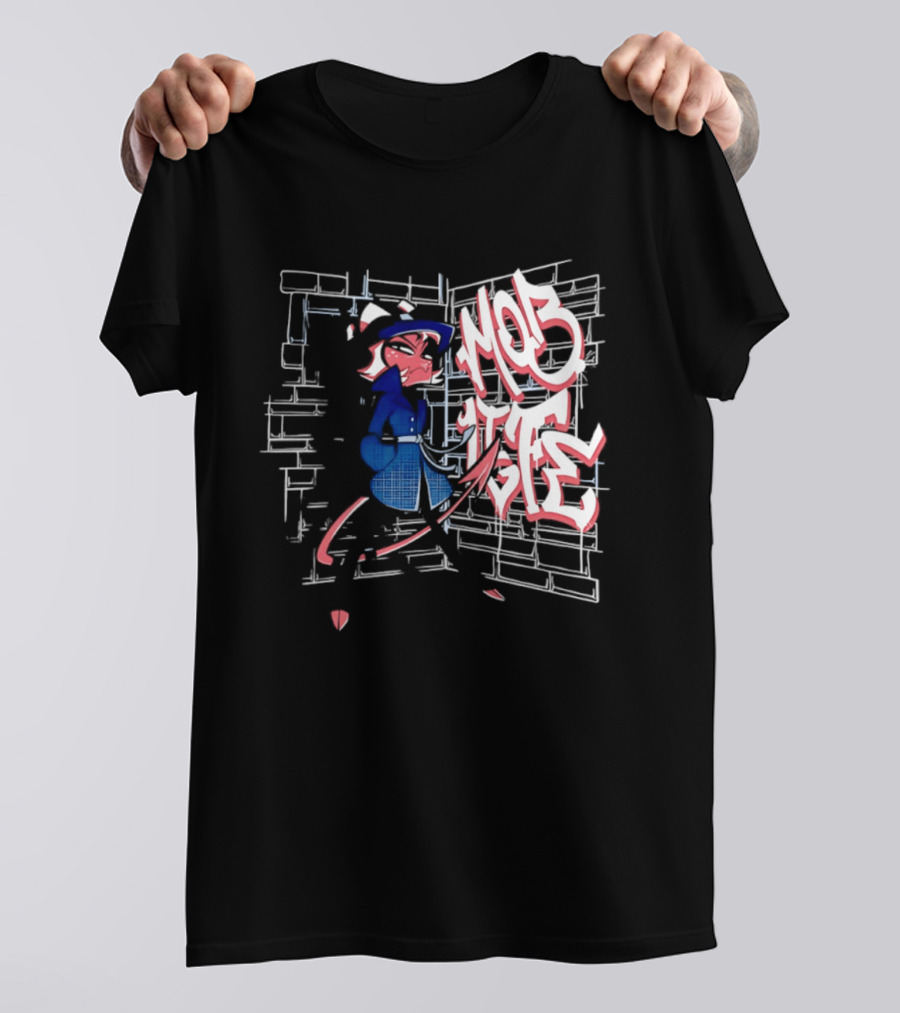 Helluva Boss Mob Life Urban Style Graffiti T-Shirt