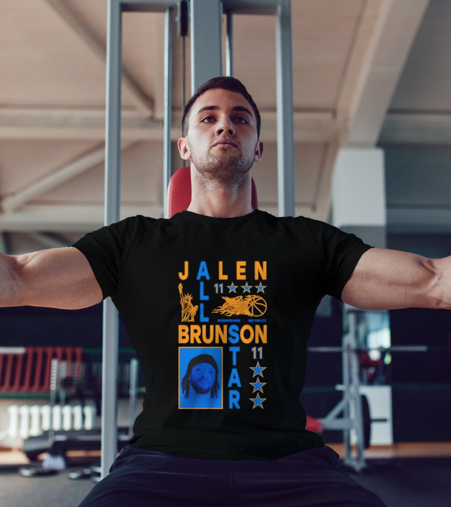 Jalen Brunson 11 NY Knicks All Star Basketball Stars T-Shirt