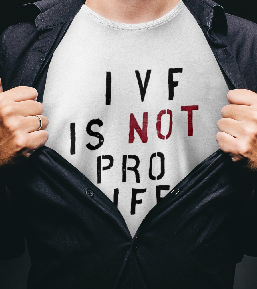 JD Vance IVF Is Not Pro Life Message T-Shirt