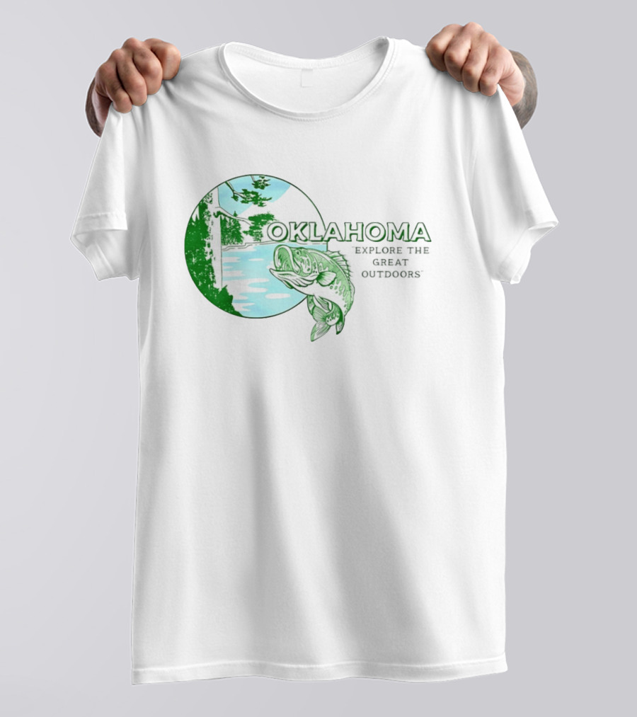 Oklahoma Fishing Explore The Great Outdoors T-Shirt