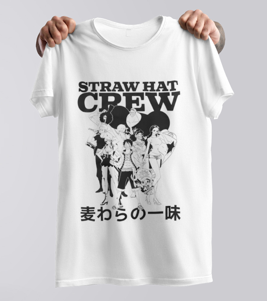 Straw Hat Crew One Piece Anime Characters Japanese T-Shirt