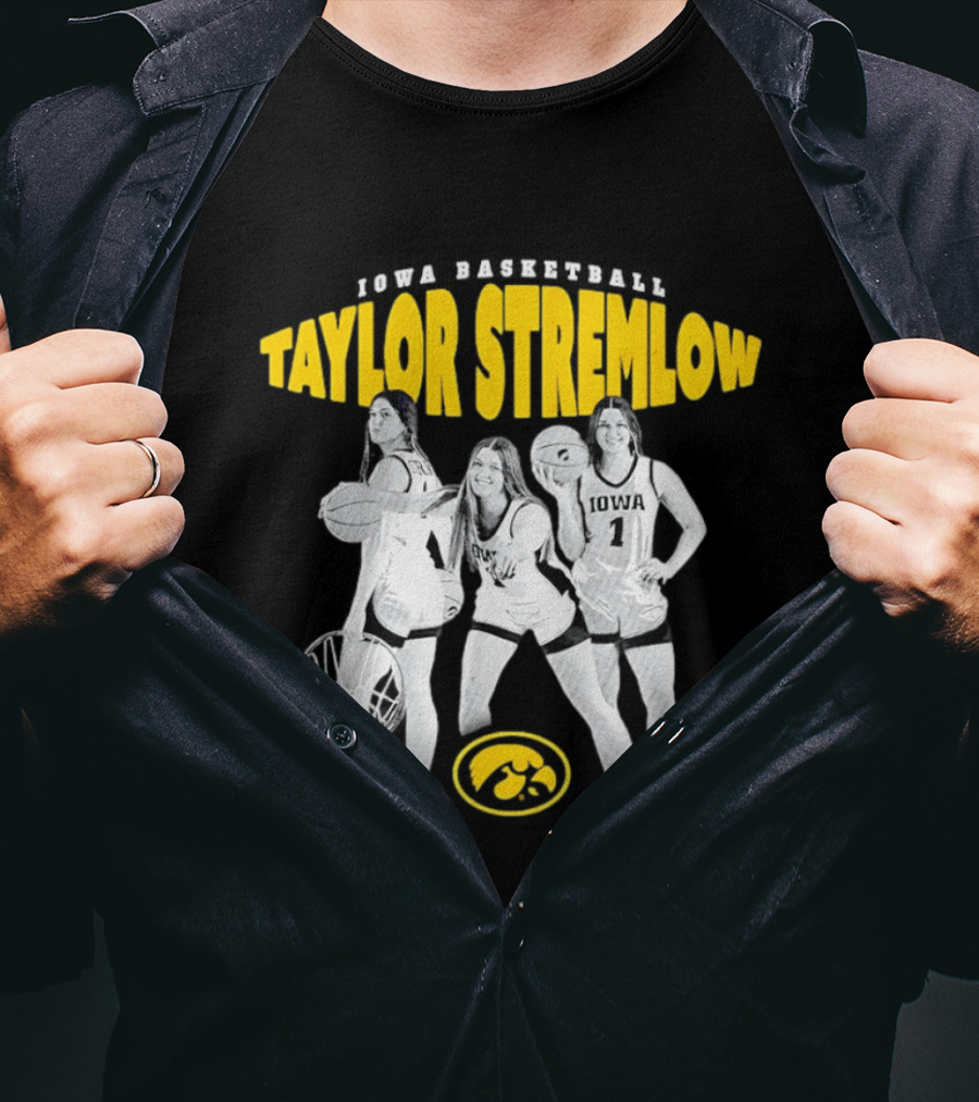Taylor Stremlow Iowa Hawkeyes Basketball 90s Style Retro Sports T-Shirt